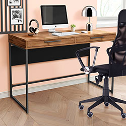 Фото Стіл Campari Cr1200 Чорний + Дуб Ліворно