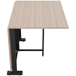 Фото Стіл розкладний Fold 2 FL2 1400 Чорний + Дуб Сонома