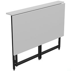 Фото Стіл розкладний Fold FL1000 Чорний + Білий