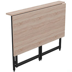 Фото Стіл розкладний Fold FL1000 Чорний + Дуб Сонома