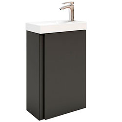 Тумба 40 Навісна з умивальником Комо 40 Mona / Мона Графіт
