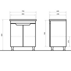Фото Тумба Lion / Ліон 70