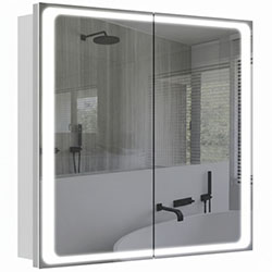 Фото Дзеркальна шафа Modena / Модена з LED підсвічуванням 70 Білий