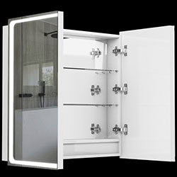 Фото Дзеркальна шафа Modena / Модена з LED підсвічуванням 80 Білий