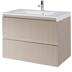 Тумба Apollo / Аполлон 80 консольна Lux Fume Mat