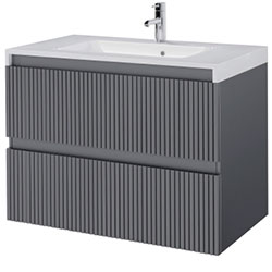 Тумба Apollo / Аполлон 80 консольна Lux Graphite