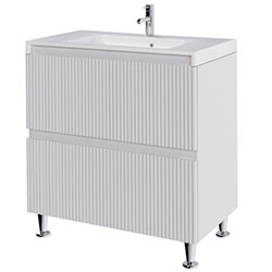 Тумба Apollo / Аполлон 80 на ніжках Lux Білий