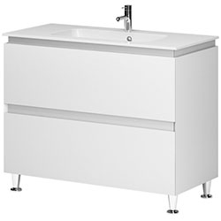 Тумба Loretto / Лоретто 100 на ніжках Plaza White