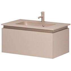 Тумба Loretto / Лоретто 80 консольна Plaza Fume Mat