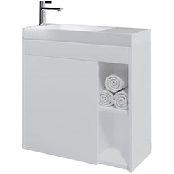 Тумба Mini / Міні 55 з умивальником 55 Білий