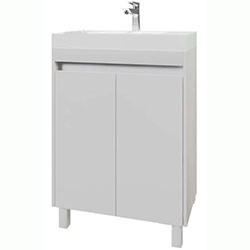 Тумба Slim / Слім 55 на ніжках 2 дверки Білий