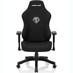 Фото Крісло ігрове Phantom 3 Black Fabric Size L