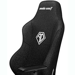 Фото Крісло ігрове Phantom 3 Black Fabric Size L