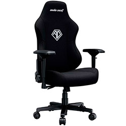 Фото Крісло ігрове Phantom 3 Pro Black Fabric Size L