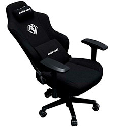 Фото Крісло ігрове Phantom 3 Pro Black Fabric Size L