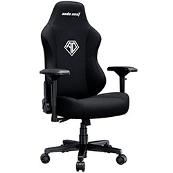 Фото Крісло ігрове Phantom 3 Pro Black Fabric Size L