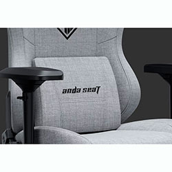 Фото Крісло ігрове Phantom 3 Pro Grey Fabric Size L