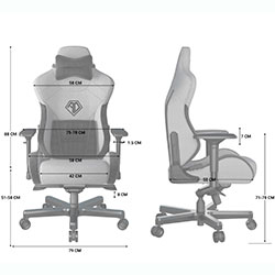 Фото Крісло ігрове T-Pro 2 Black Size XL