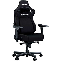 Фото Крісло ігрове Kaiser 4 Льон Black Fabric Size L