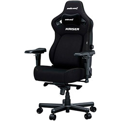 Фото Крісло ігрове Kaiser 4 Льон Black Fabric Size L
