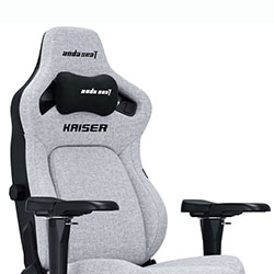 Фото Крісло ігрове Kaiser 4 Льон Grey Fabric Size XL