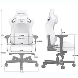 Фото Крісло ігрове Kaiser 2 Pro Льон Grey Fabric Size XL