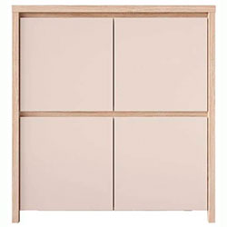 Фото 011_Шафка KOM4D Каспіан / Kaspian Дуб Сонома + Кашемір