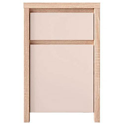 023_Комод KOM1D1SP Каспіан / Kaspian Дуб Сонома + Кашемір