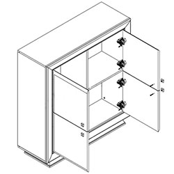 Фото 007_Комод KOM4D Ларго Класік / Largo Classic