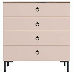 Фото 003_Комод KOM4S Сімпл / Simple Макадамія + Дуб Ліворно