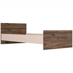 Фото 010_Ліжко LOZ90 Сімпл / Simple Макадамія + Дуб Ліворно