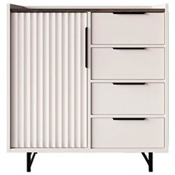 Фото 005_Комод KOM1D4S Фреско / Fresko Кашемір + Каштан Арвадонна Мінк