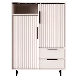 007_Комод KOM2D2S Фреско / Fresko Кашемір + Темний Мармур