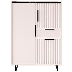 008_Тумба REG3D1S Фреско / Fresko Кашемір + Темний Мармур