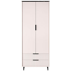 013_Шафа SZF2D2S Фреско / Fresko Кашемір + Темний Мармур