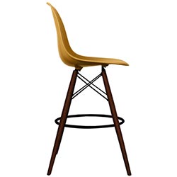 Фото Стілець Eames Bar Chair дерево Золото