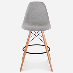 Фото Стілець Eames Bar Chair дерево тканина
