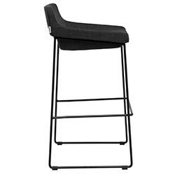 Фото Стілець напівбарний Comfy (Комфі) Чорний