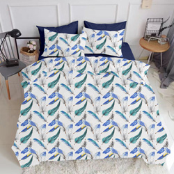 Двоспальний комплект Feather Mint El 140 D Blue 180