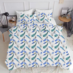 Полуторний комплект Feather Mint El White 160