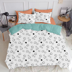 Сімейний комплект Sheep Mint El Terrakot 160*2