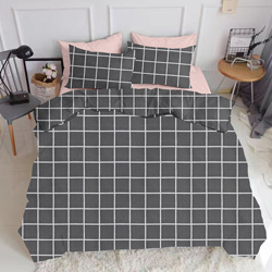 Полуторний комплект Cell W Grey Big El Rose 160