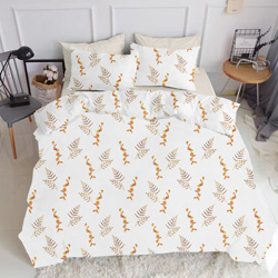 Двоспальний комплект Foliage Terrakot El 140 Beige 180