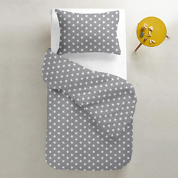 Дитячий комплект Stars B Grey White 140