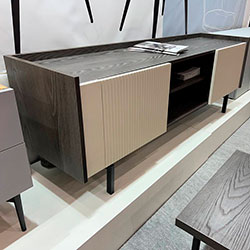 Фото ТВ тумба 3D TV-01 Каштан Арвадона / Беж Софттач