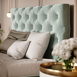 Фото Ліжко Велюр з механізмом та ламелями 140х200