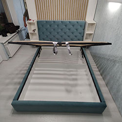 Фото Ліжко Велюр з механізмом та ламелями 140х200