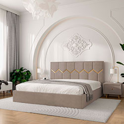 Фото Ліжко Mirali з механізмом та ламелями 160х200