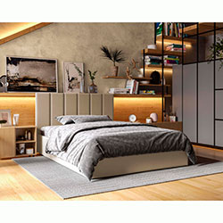 Фото Ліжко Line з механізмом та ламелями 160х200