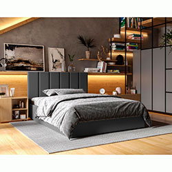 Фото Ліжко Line з механізмом та ламелями 160х200